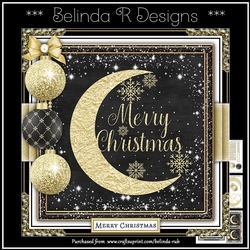 Christmas Moon4 Mini Card Kit