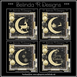 Christmas Moon Bumper Card Kit