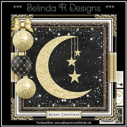 Christmas Moon5 Mini Card Kit