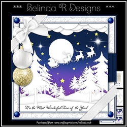 Christmas Scene1 Mini Card Kit