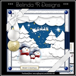 Christmas Scene5 Mini Card Kit