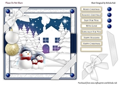 Christmas Scene3 Quick Card