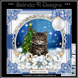Christmas Cats3 Mini Card Kit