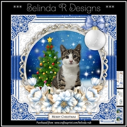Christmas Cats4 Mini Card Kit