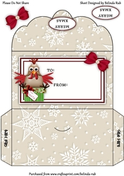 Christmas Chicken3 Money Envelope