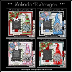 Christmas Gnomes Bumper Card Kit4