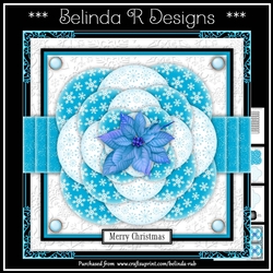 Christmas Floral Stack Mini Card Kit
