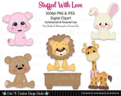 Stuffed with Love Digital Clip Art Set