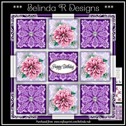 Patchwork Floral Mini Card Kit