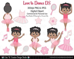 Love to Dance DS Digital Clip Art Set