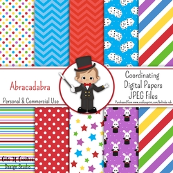 Abracadabra Coordinating Digital Paper Pack