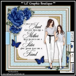 My Aunt & I Mini Card Kit