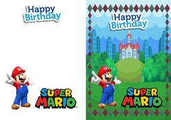 Mario Birthday Card