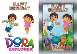Dora The Explorer Birthday Card
