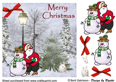 Santa and the Snowman