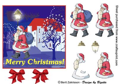 Santa on His Way