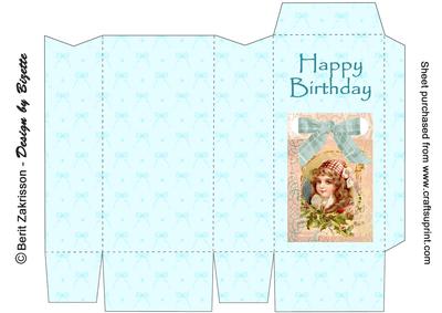 Vintage Girl Pinch Bag Turquise