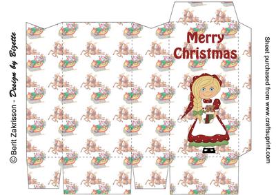 Santas Little Helper Pinch Bag
