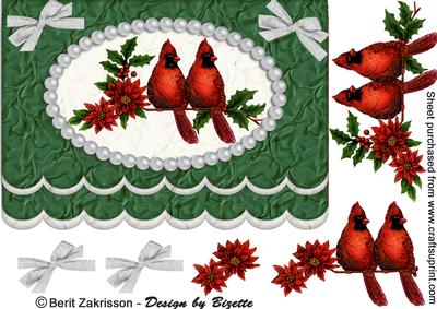 Christmas Birds, Green