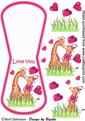Giraffes in Love