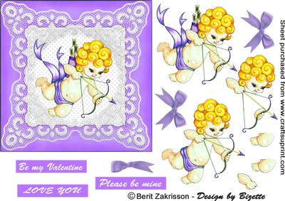 Love Cherub in Lilac