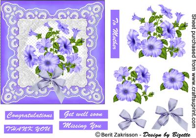 Blue Petunias