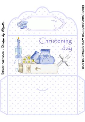 Christening Day Boy Moneywallet