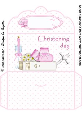 Christening Day Girl Moneywallet