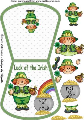 St Patrick Wobblecard