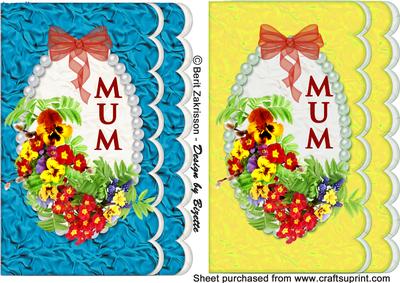 Springflowers for Mum, Toppers