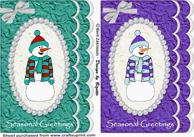 Snowmen Card Front 3