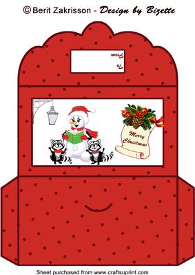 Snowman and His Friends Moneywallet
