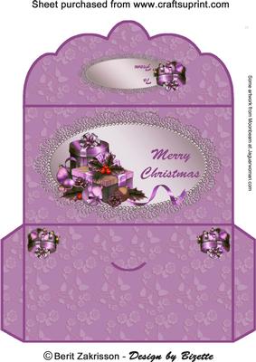 Christmas Gifts Lilac Moneywallet