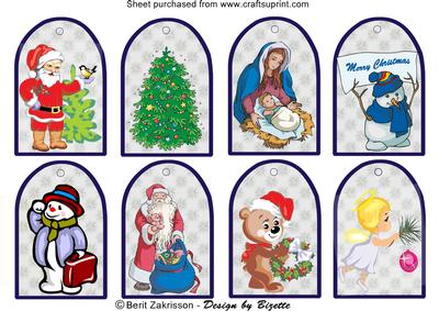 Christmas Tags 3
