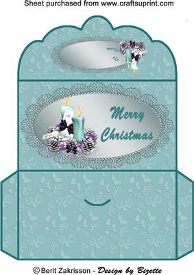Christmas Candles Decoration Moneywallet