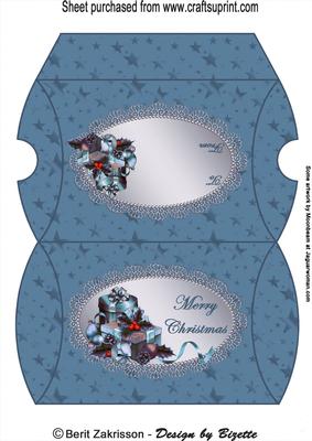 Christmas Gifts Turquise Pillowbox