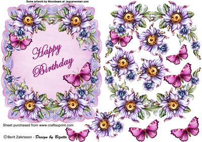 Flowers and Butterflies