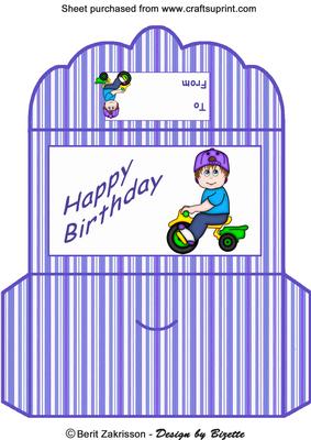 Boy with Trike, Moneywallet
