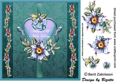 Heart and Flowers, Have a Nice Day