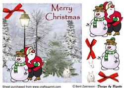 Santa and the Snowman
