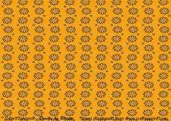 Sunny Flowers Orange