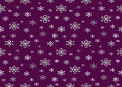 Snowflakes Paper Purple