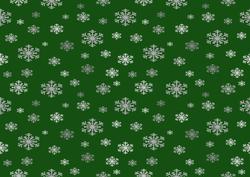 Snowflake Paper Green