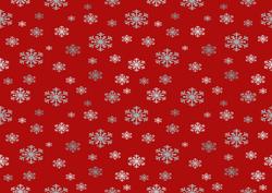 Snowflake Paper Red