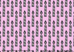 Candles Background Paper Pink