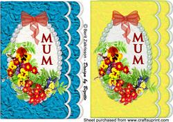 Springflowers for Mum, Toppers
