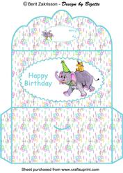 Birthday Elephant Boy Moneywallet