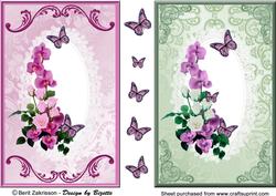 Toppers with Orchids and Roses