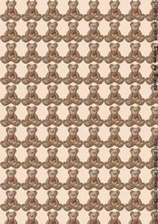 Brown Teddies Background Paper
