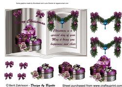 Christmas Gifts Open Book